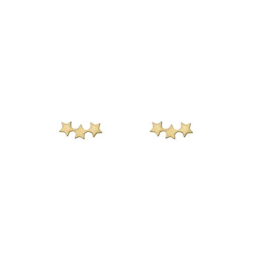 Timi Of Sweden Three Star Earrings