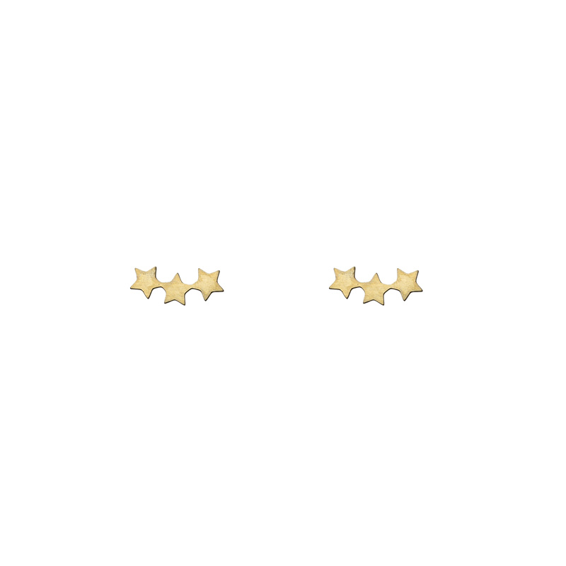 Timi Of Sweden Three Star Earrings