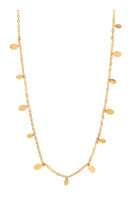 Timi Of Sweden Lia Tiny Oval Necklace