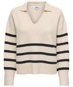 Only Monica Ls Collar Pullover Knit