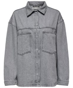 Only Emmie LS Shirt Grey DNM