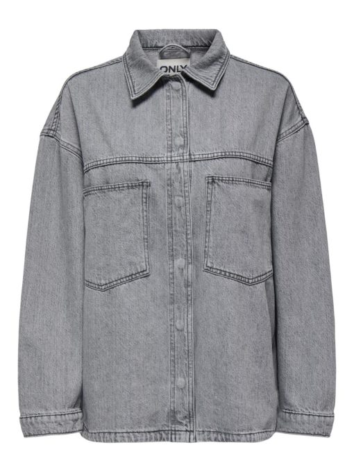 Only Emmie LS Shirt Grey DNM