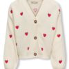 Kids Only Dana LS Heart V-Neck Cardigan Knit
