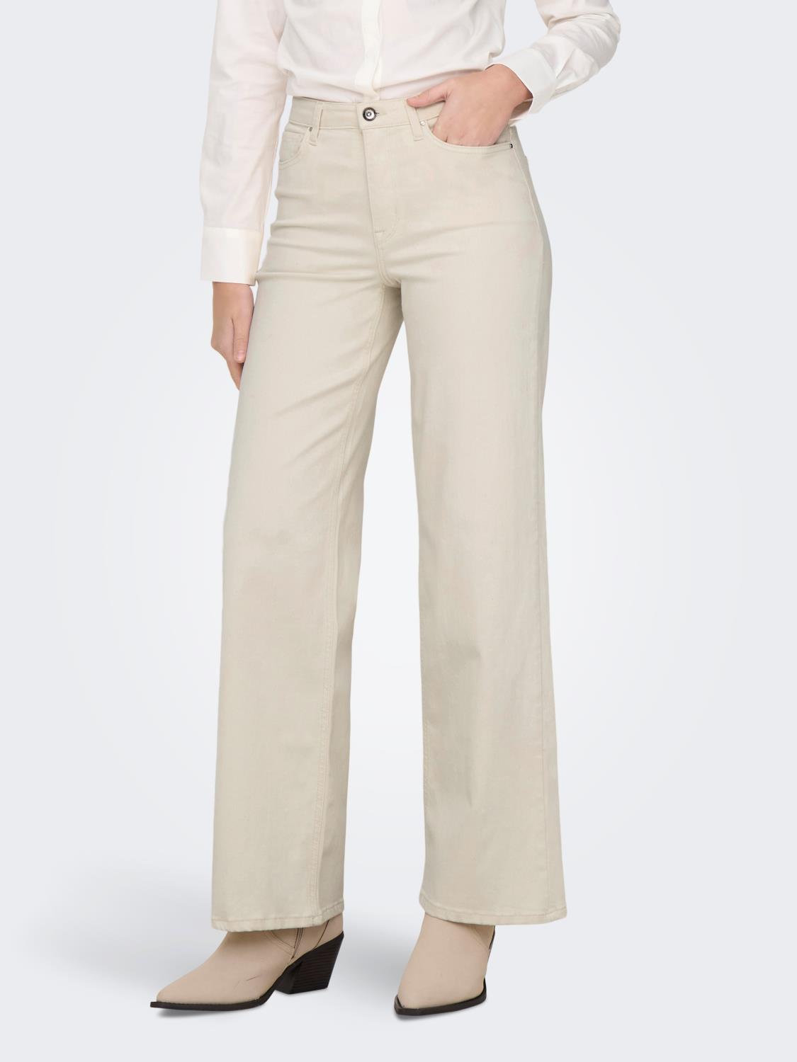 Only Madison Blush Wide Denim