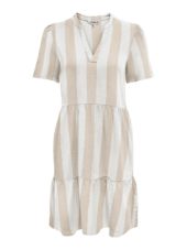 Only Tiri Caro S/S V-neck Lin Dress