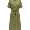 Only Caro S/S Linen Belt Dress