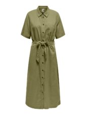 Only Caro S/S Linen Belt Dress