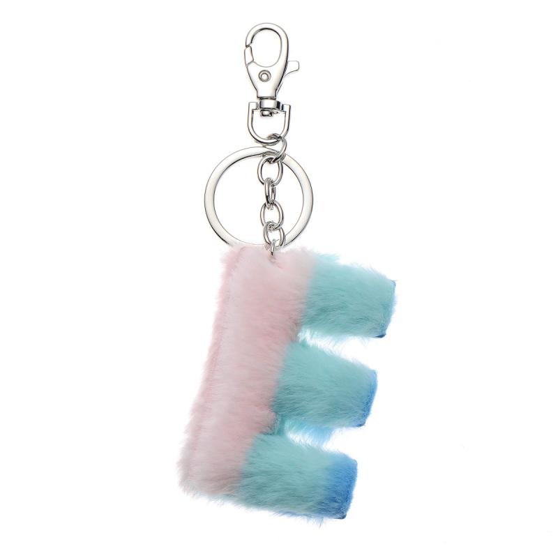 Nøkkelring Pastell Plysj - E