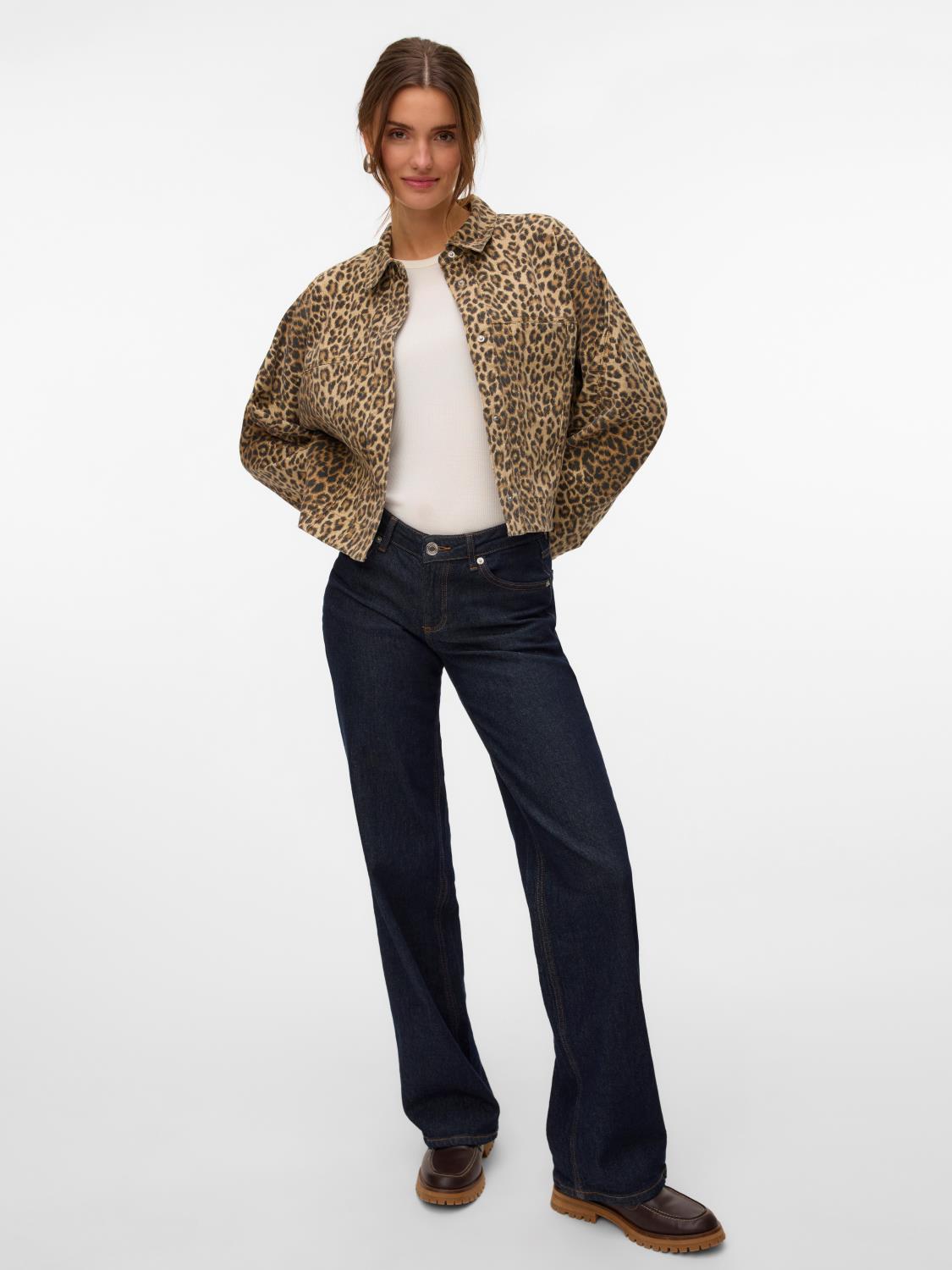 Vero Moda Nixi LS Denim Leo Jacket
