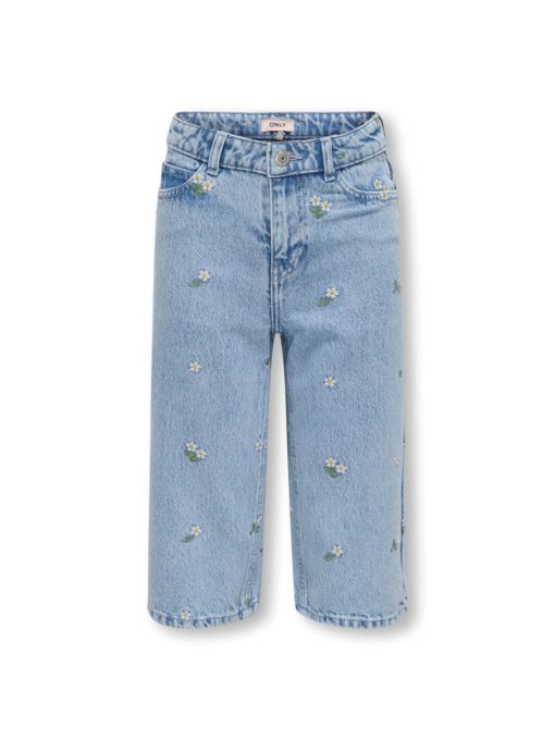 Kids Only Cobain Wide Long Denim Shorts