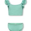 Kids Only Wave Structure Bikini Set