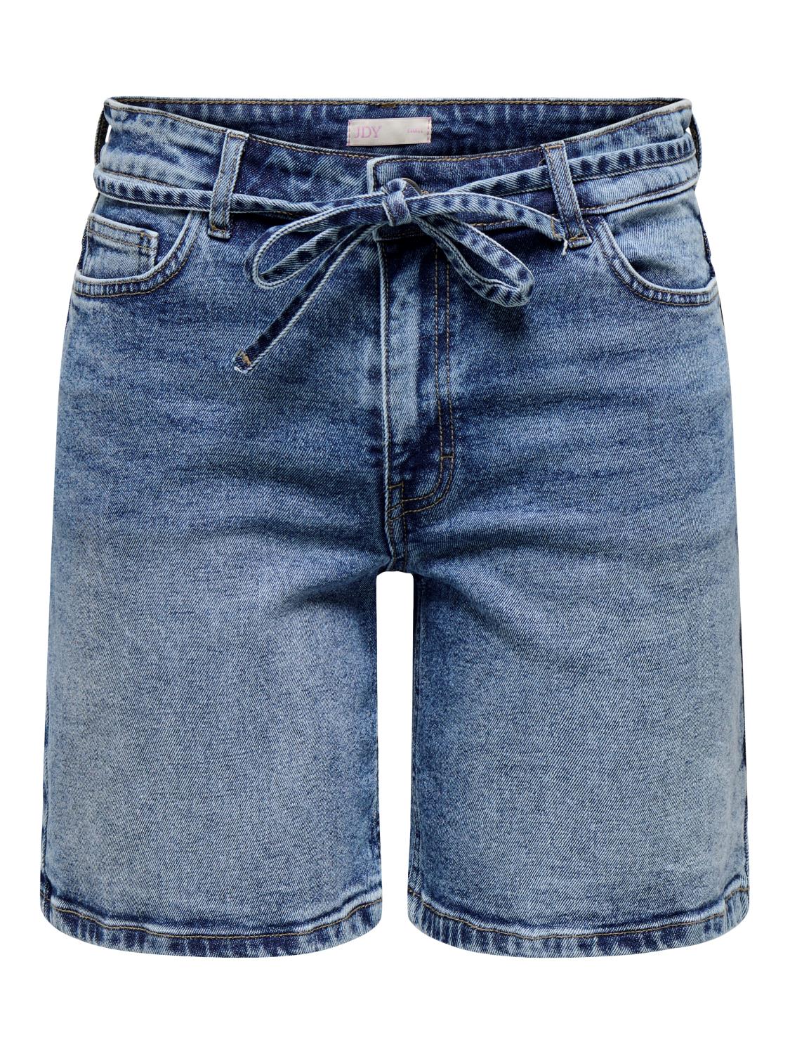 JDY Lulu Tie MW Long Shorts