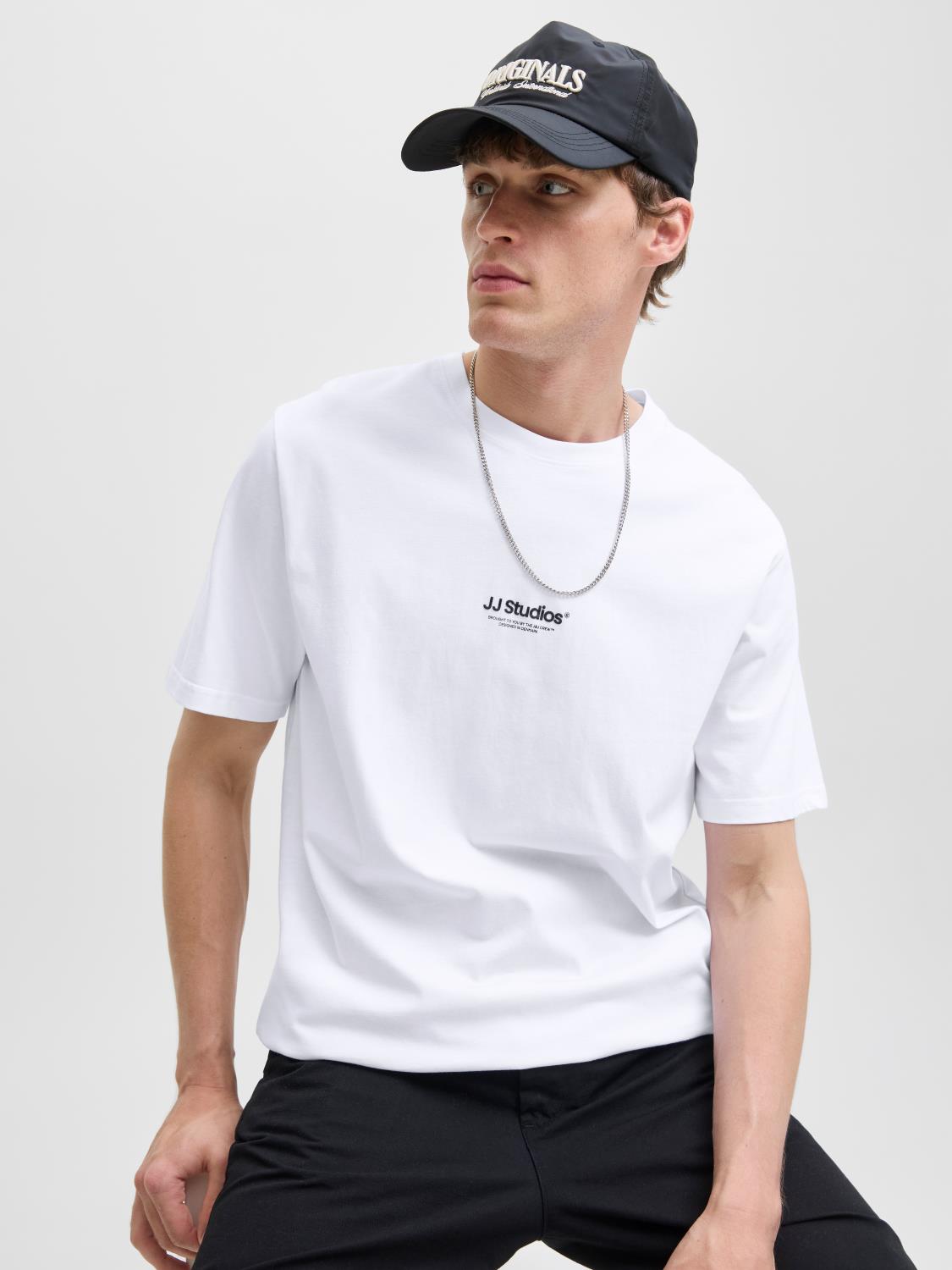 JACK & JONES Jjdetroit Tee SS Crew Neck Para Hombre