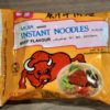 Instant noodles beef flavour