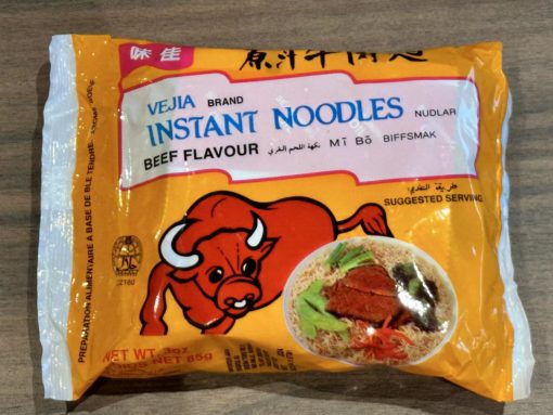 Instant noodles beef flavour