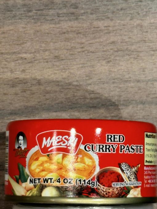 Maesri red curry paste 114g