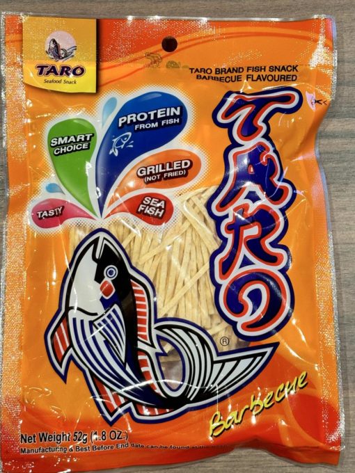 Fish snack barbecue flavor