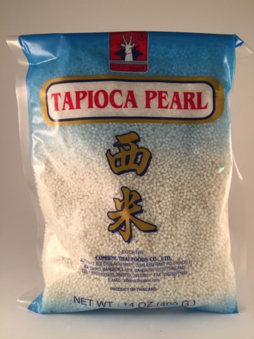 Tapioca pearl white