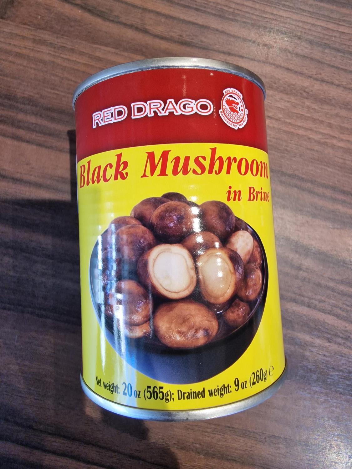Black mushroom in brine