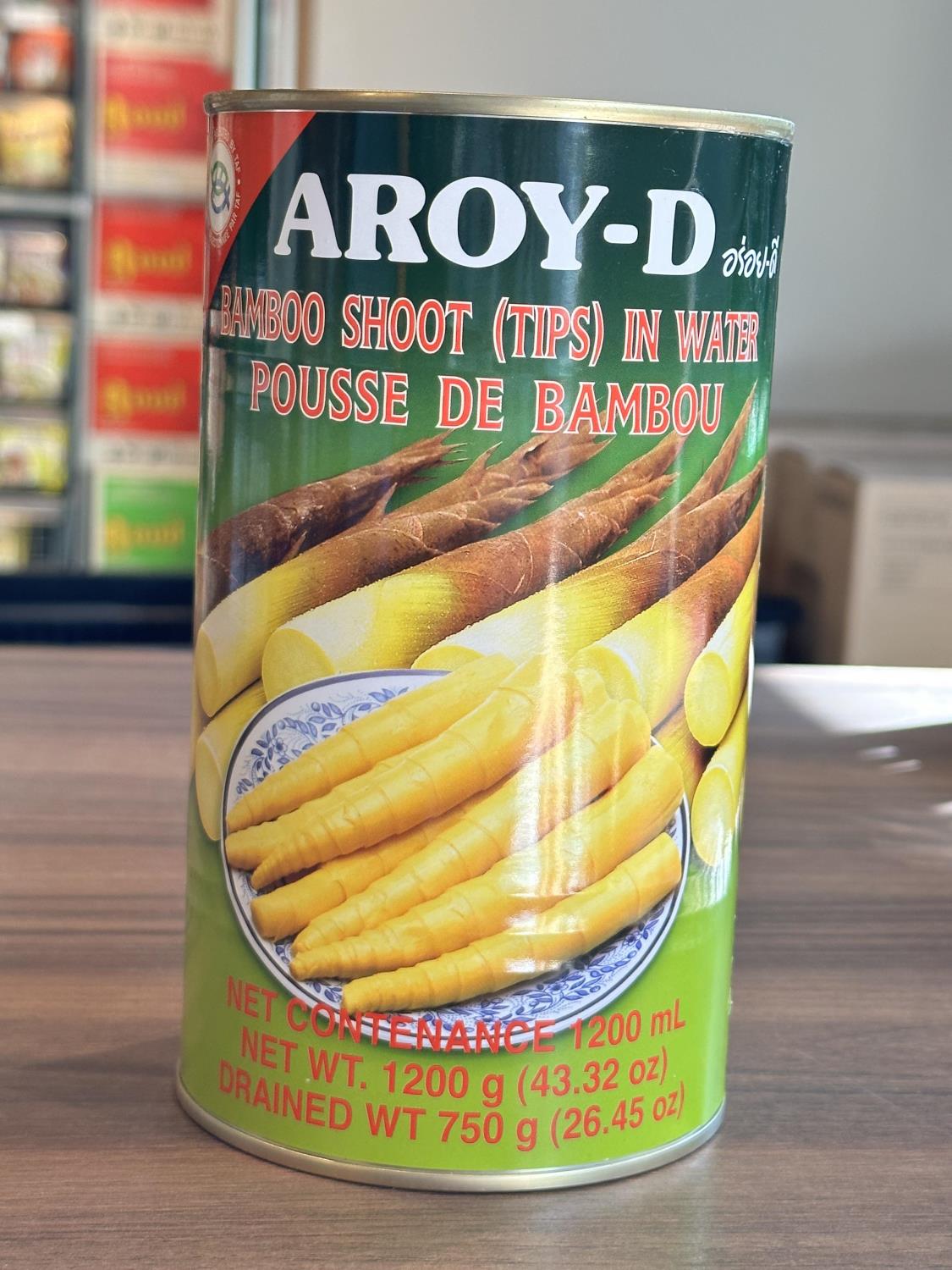 Aroy-D bamboo shoot in water
