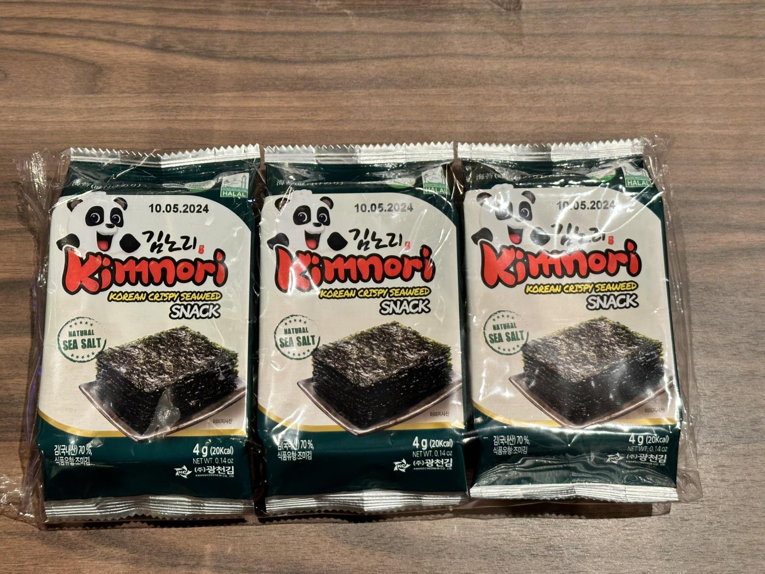 Kimnori roasted seaweed snack