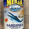 Mega sardines in natural oil