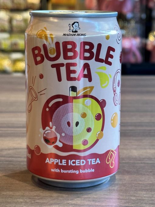 Apple iced bubble tea