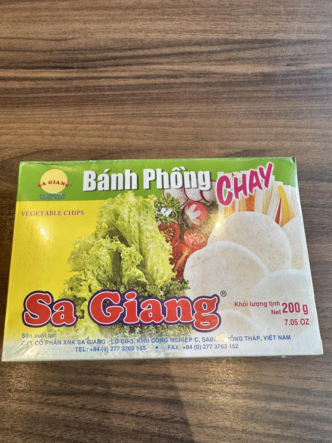 Banh phong tom chay