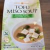 Tofu miso soup vegetable dashi
