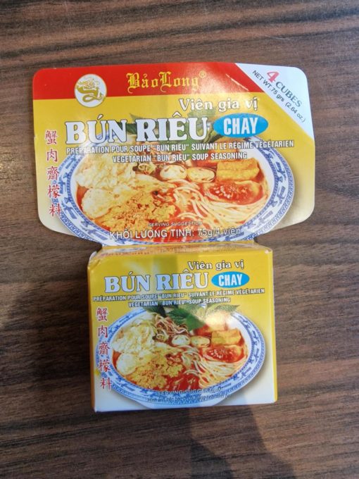 Bun rieu chay cube