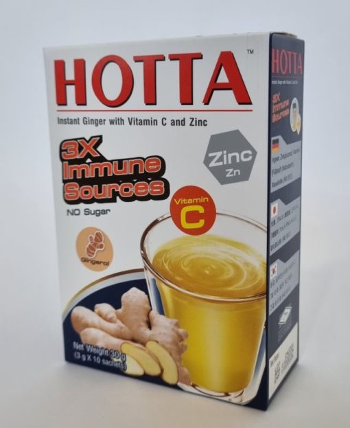 HOTTA Instant Ginger Vitamin C and Zinc No Sugar 30g