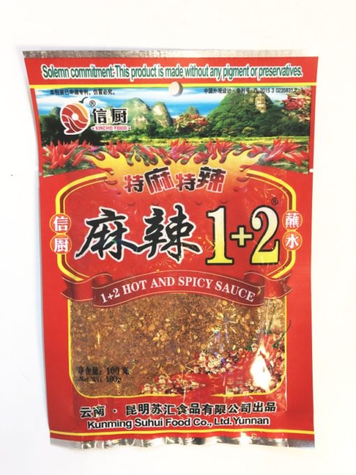 SU HUI 1+2 Hot & Spicy Sauce 100g