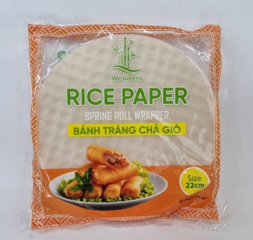 WeGreens Rice Paper Round 22cm 375g