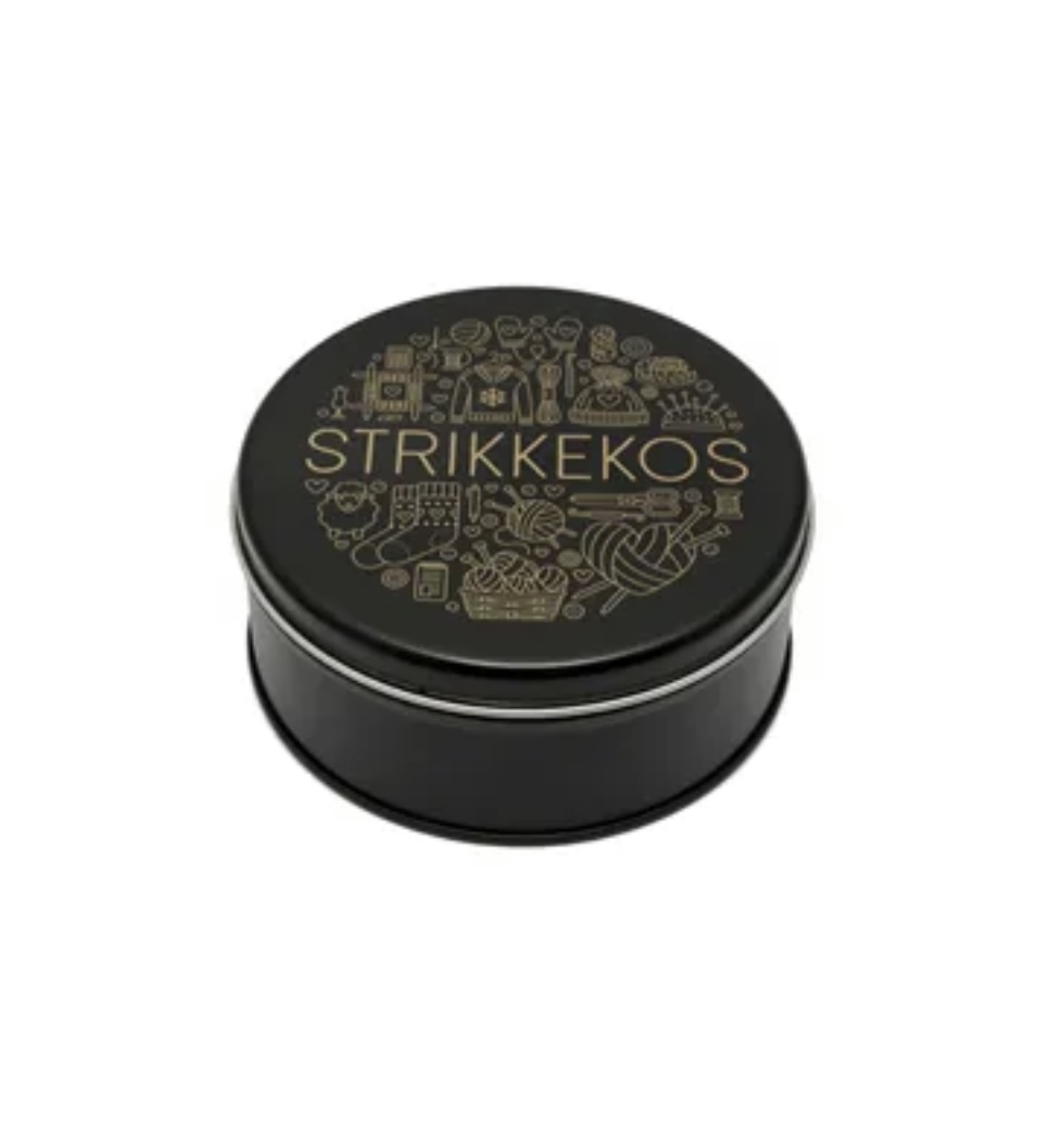 Metallboks Strikkekos