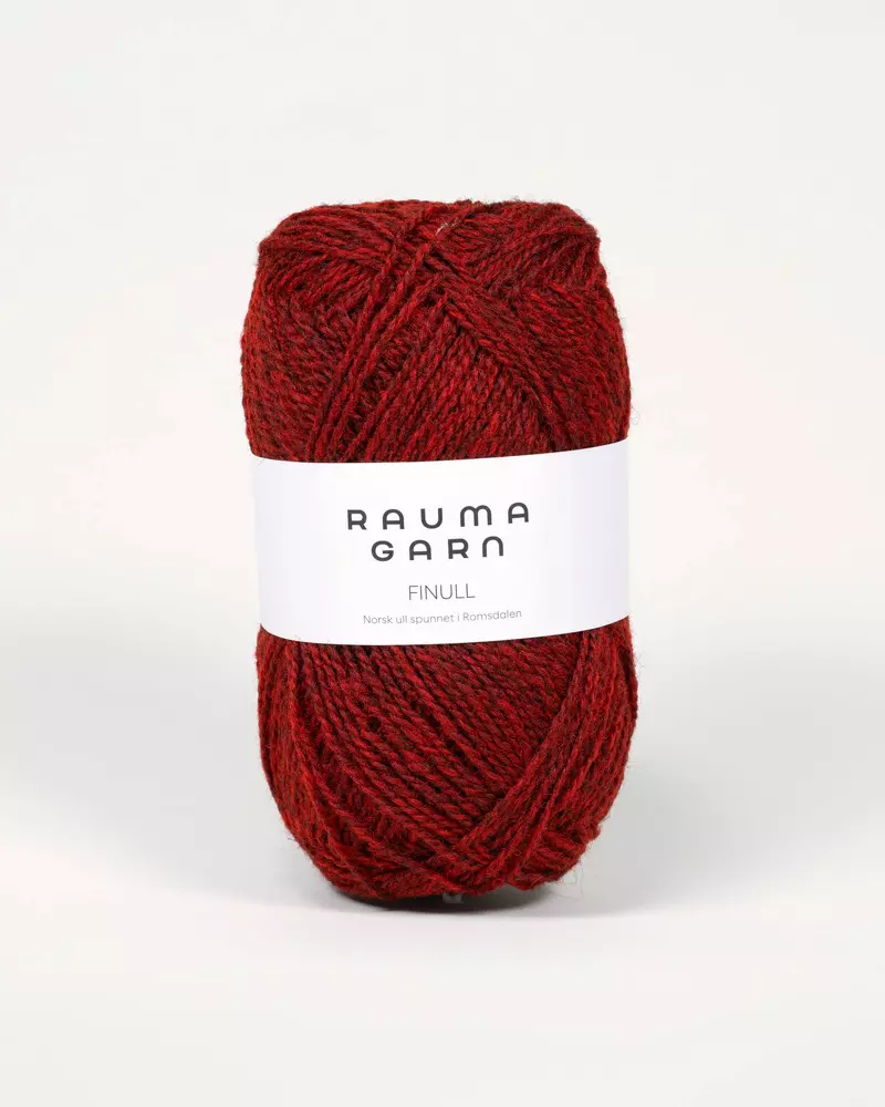 4120 Rød Mørkmelert