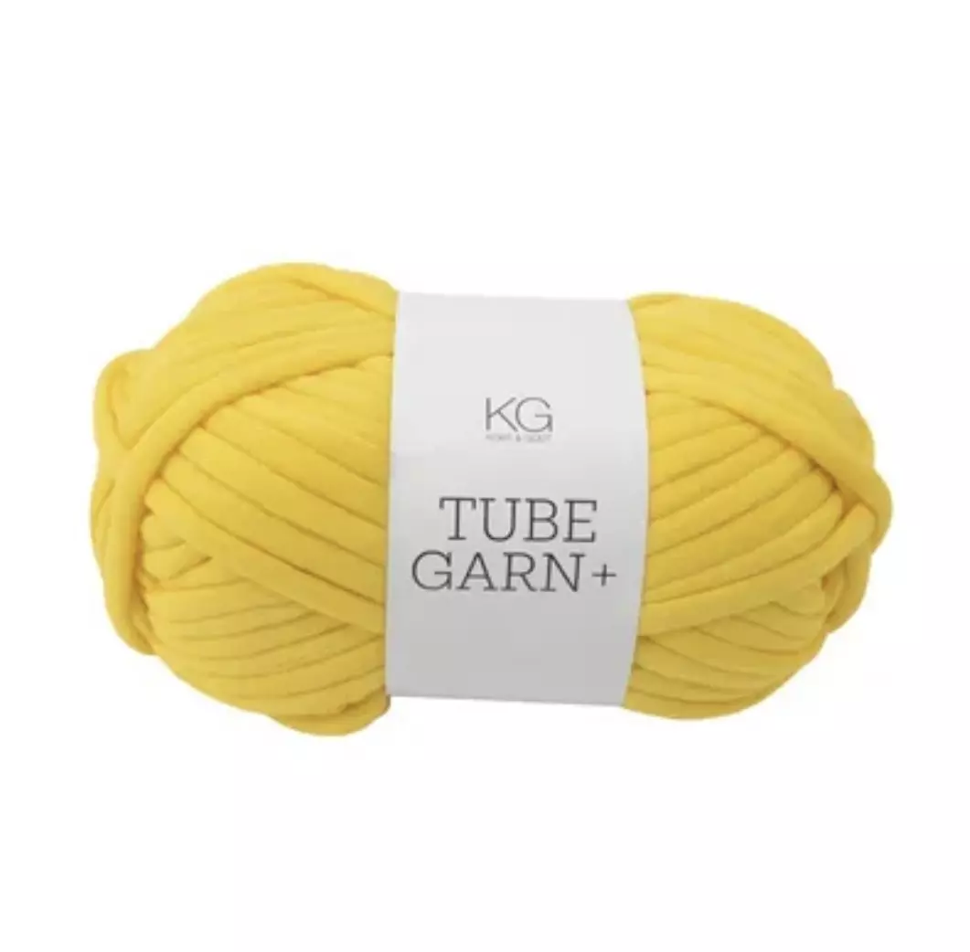 Tubegarn 7 mm, Gul 0589