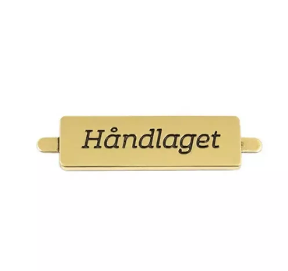 Merke metall gull