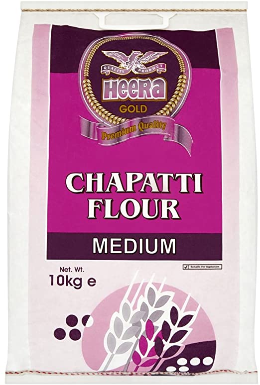 Heera Chapati Atta Med. 10kg - Tilbudpris!