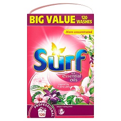 Surf Powder Tropical 4kg (80 Wash) x 1- Ny Ankomst 02.12