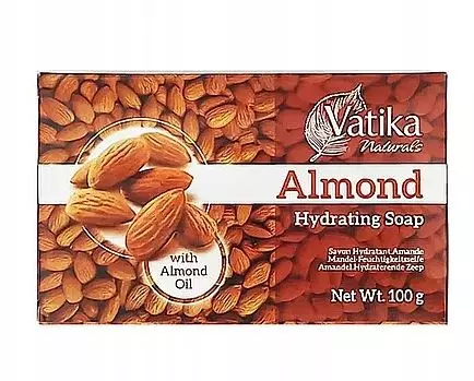 Vatika Soap Almond 100g x 6 - Ny Ankomst 23.09.25