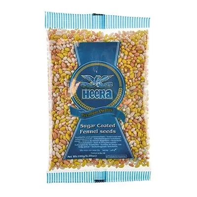 Heera Sugar Coated Fennel 300g x 20 - Ny Ankomst 19.07.25