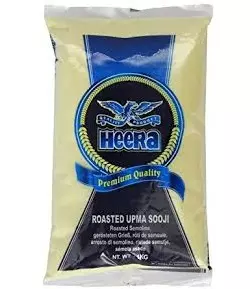 Heera Roasted Sooji 1kg x 10 - Ny Ankomst 19.07.25