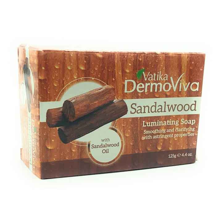 Vatika Soap Sandalwood 125g x 6 - Ny Ankomst 02.05.25