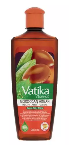 Vatika Hair Oil Argan (Moroccan) 200ml x 6 - Ny Ankomst 02.05.25