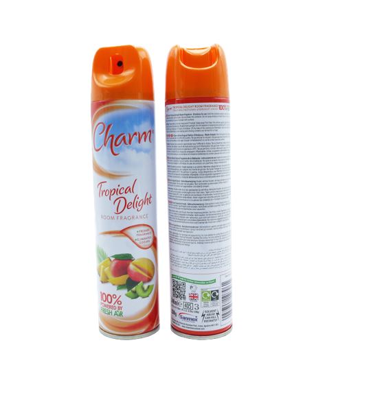 Charm Air Freshner Tropical Delight 240ml x 12 - Ny Ankomst 04.06.25