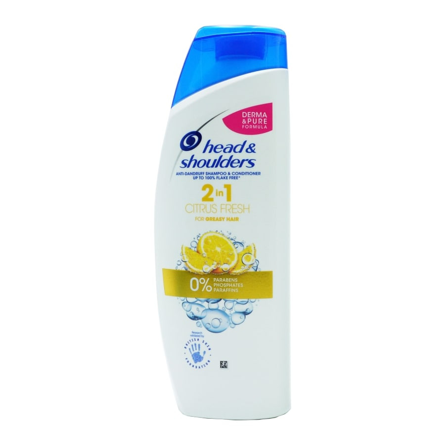 Head & Shoulders Citrus 2in1 400ml x 6 - Ny Ankomst 06.07.24