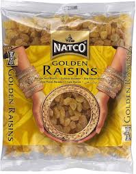 Natco Golden Raisins 700g x 8- Tilbud 06-11 Nov.