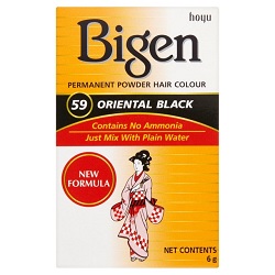 Bigen Hair Color (Orient.Black) # 59- 6g x 10 - Ny Ankomst 07.05.25