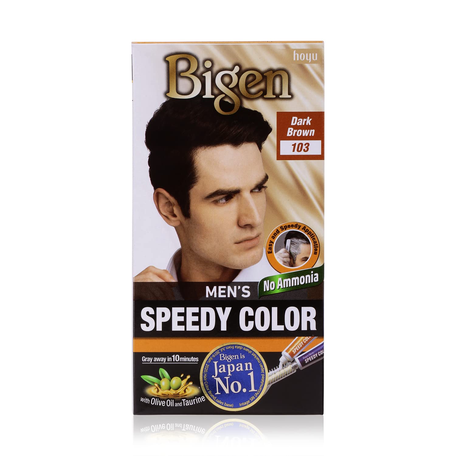 Bigen Speedy Hair Color (Dark Brown) # 103 x 3 - Ny Ankomst 07.05.25