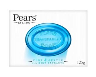 Pears Soap Germ Shield Mint (Blue) 125g x 12 - Ny Ankomst 18.04